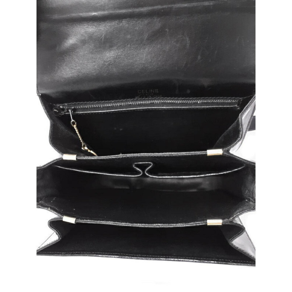 Celine Carriage Buckle Leather Shoulder Bag - Picture 3 of 9